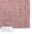 Tapete Para Banheiro Happy Rosa 40cmx60cm Kapazi