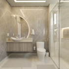 Tapete Para Banheiro Soft Premium Cinza - 50 X 35 Cm