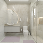 Tapete Para Banheiro Soft Premium Lilas - 60 X 45 Cm