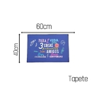 Tapete Para Cozinha Antiderrapante Uma Vida 38x58 Cm