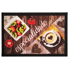 Tapete Para Cozinha Clean 5 Marrom-bege 0,40x0,60m Edantex