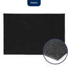 Tapete Para Entrada Agulhado Home Preto 60cmx150cm Kapazi