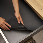 Tapete Antiderrapante para Gaveta de Borracha 150x50cm Cinza Escuro Delinia