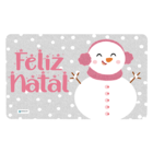 Tapete Para Porta Avulso Natal Cor De Rosa 40cm X 60cm Único