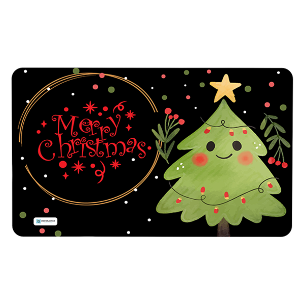 Tapete Para Porta Avulso Natal Noite Feliz 40cm X 60cm Único