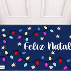 Tapete Para Porta Avulso Pisca Pisca Natal 40cm X 60cm