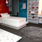 Tapete Para Quarto ,sala ,escritório 1,00 Redondo Alasca. Gra