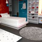 Tapete Para Quarto ,sala ,escritório 1,50 Redondo Alasca. Flo