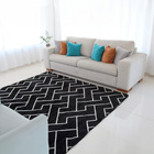 Tapete Para Quarto 1,40m X 2,00m Aveludado Antiderrapante  Pr