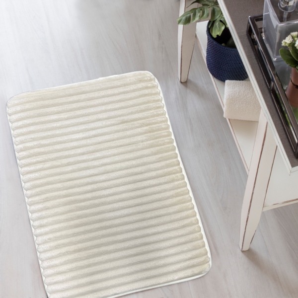 Tapete Para Quarto Antiderrapante 50cm X 70cm Pelucia Wave Cr