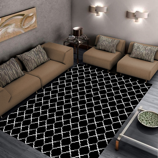 Tapete Para Quarto Casablanca Antiderrapante 135cm X 200cm Es