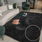 Tapete Para Quarto De Bebe Batman Peludo Cor Preto  300x200cm