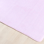 Tapete Para Quarto Infantil Menina Liso Rosa 1,20m X 74cm Ant