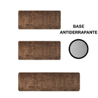 Tapete Para Quarto Kit 3 Peças Pelo Macio Beira De Cama Choco