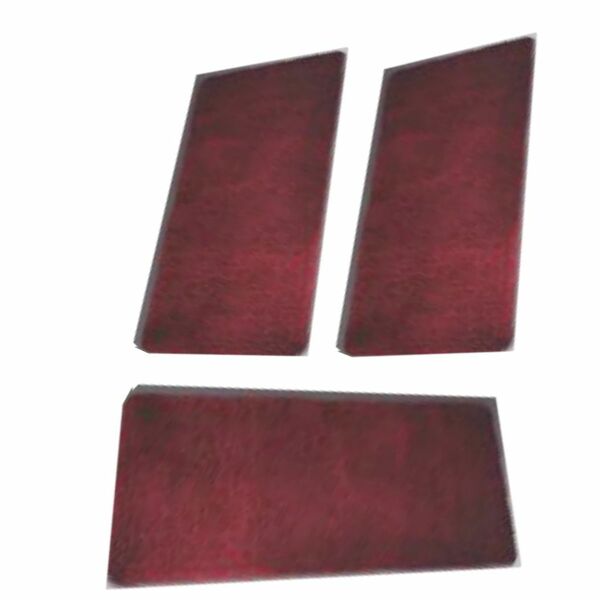 Tapete Para Quarto Kit 3 Peças Pelo Macio Beira De Cama Verme