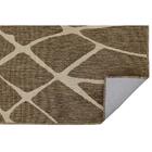 Tapete Para Quarto Sisal Bali Raiz Marrom E Bege 0,50x1,00m -