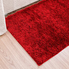 Tapete para Quarto Vermelho 90cm x 50cm Fio de Seda