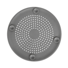 Tapete para Ralo de Pia Silicone Cinza 15cm Delinia