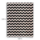 Tapete Para Sala 2,00 X 3,00 Art Desenho 07 Preto Oasis