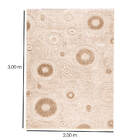 Tapete Para Sala 2,00 X 3,00 Jazz Alto E Baixo Relevo Des 01