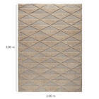 Tapete Para Sala 2 00m X 3 00m Antiderrapante Jazz Oásis - De