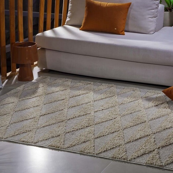 Tapete Para Sala 2 00m X 3 00m Antiderrapante Jazz Oásis - De