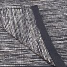 Tapete Para Sala / Quarto Preto Mesclado 1.00x1.50 Algodão