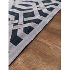 Tapete Para Sala Alice 02 Grafite-cinza 1,00x1,40m - Edantex