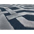 Tapete Para Sala Alice 02 Grafite-cinza 1,00x1,40m - Edantex