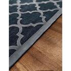 Tapete Para Sala Alice 04 Grafite-cinza 1,00x1,40m - Edantex