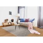 Tapete Para Sala Alice Blocos Cinza 2,40x3,40m - São Carlos