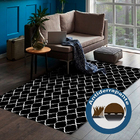 Tapete Para Sala Antiderrapante Estampado Casablanca 1,35m X