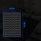 Tapete Para Sala Antiderrapante Estampado Casablanca 1,35m X