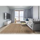 Tapete Para Sala Aruba Linhas Marrom 2,00x3,00m - São Carlos