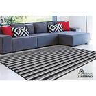 Tapete Para Sala Atlantis Listras 50 Preto 2,00x3,00m - J Ser