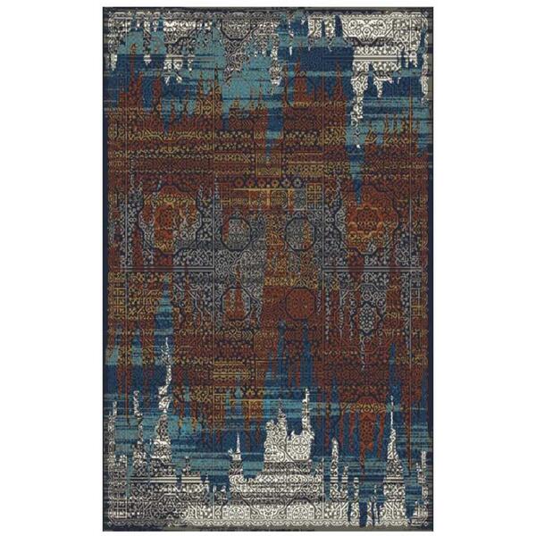 Tapete Para Sala Austin 12x Azul-coral 2,40x3,40m - Abdalla