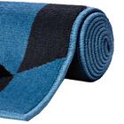 Tapete Para Sala Belga Geométrico Azul Claro 2,00x2,50m - J S