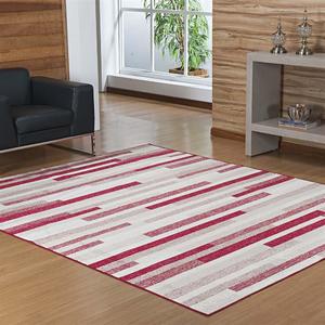 Tapete com detalhes vermelho clearance