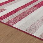 Tapete Para Sala Belga Stillo 13 Vermelho 0,68x2,20m - Niazit