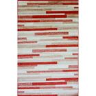 Tapete Para Sala Belga Stillo 13 Vermelho 0,68x2,20m - Niazit