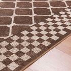 Tapete Para Sala Belga Stillo 16 Marrom 0,68x1,10m - Niazitex