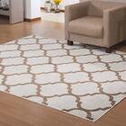 Tapete Para Sala Belga Stillo 25 Bege 2,00x2,50m - Niazitex