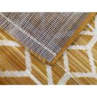 Tapete Para Sala Carter 08 Amarelo-bege 1,00x1,40m - Edantex