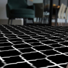 Tapete Para Sala Casablanca 1,35m X 1,00m Antiderrapante Esta