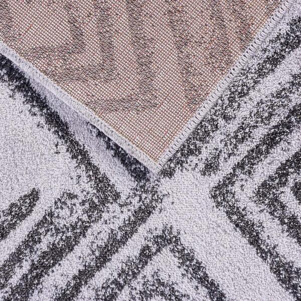 Tapete Para Sala Classic Angra 22 Gelo-chumbo 1,50x2,00m - J