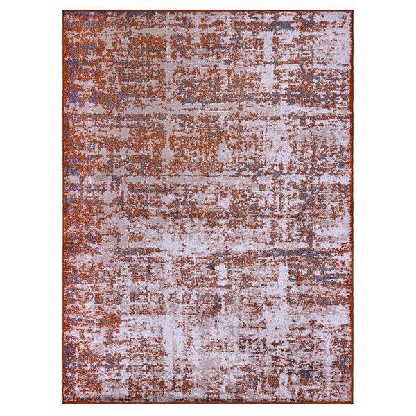 Tapete Para Sala Classic Bahamas 13 Laranja 1,00x1,50m - J Se