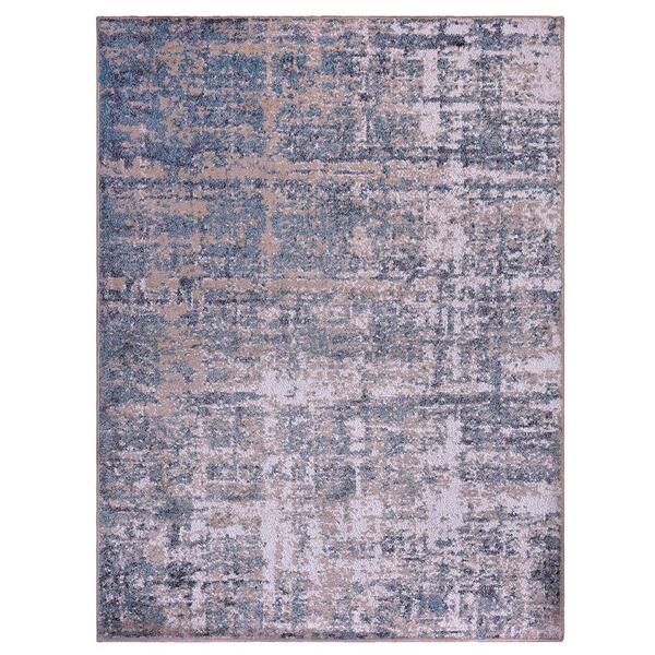 Tapete Para Sala Classic Bahamas 9 Creme-azul 3,00x4,00m - J