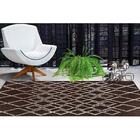 Tapete Para Sala Classic Chain 70 Marrom 2,00x2,50m - J Serra