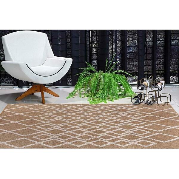 Tapete Para Sala Classic Chain Caramelo 2,00x2,50m J Serrano