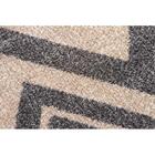 Tapete Para Sala Classic Chevron 51 Cinza 2,00x2,50m - J Serr